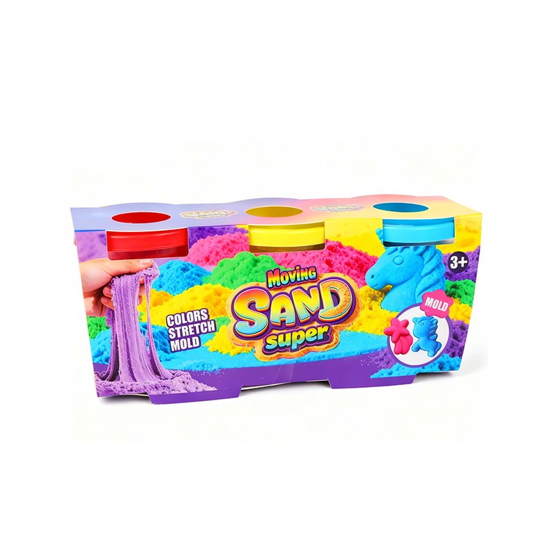 DLS-7002 Stam Pots: Креативный набор для игры с кинетическим песком Etchy Sand